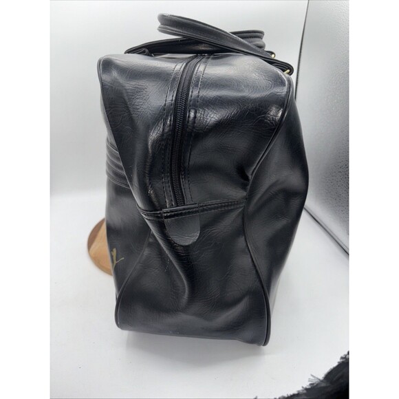 Puma Messenger Bag Black Stripe Vintage Retro Puma Bag - Picture 5 of 11